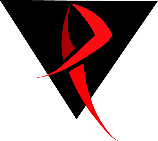 Perry Daeziouh Logo With Red And Black Design, Solutions - Graphic Design (541x483), Png Download