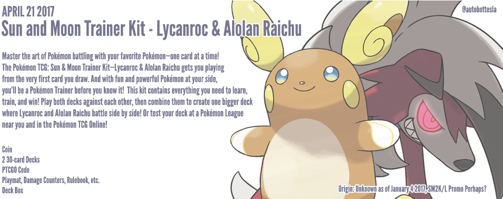 4 Jan - Pokemon Sun And Moon Gx Lycanroc Box (1042x400), Png Download