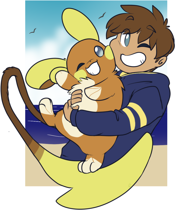 Alolan Raichu By Gatodae - Cute Alolan Raichu Deviantart (827x967), Png Download