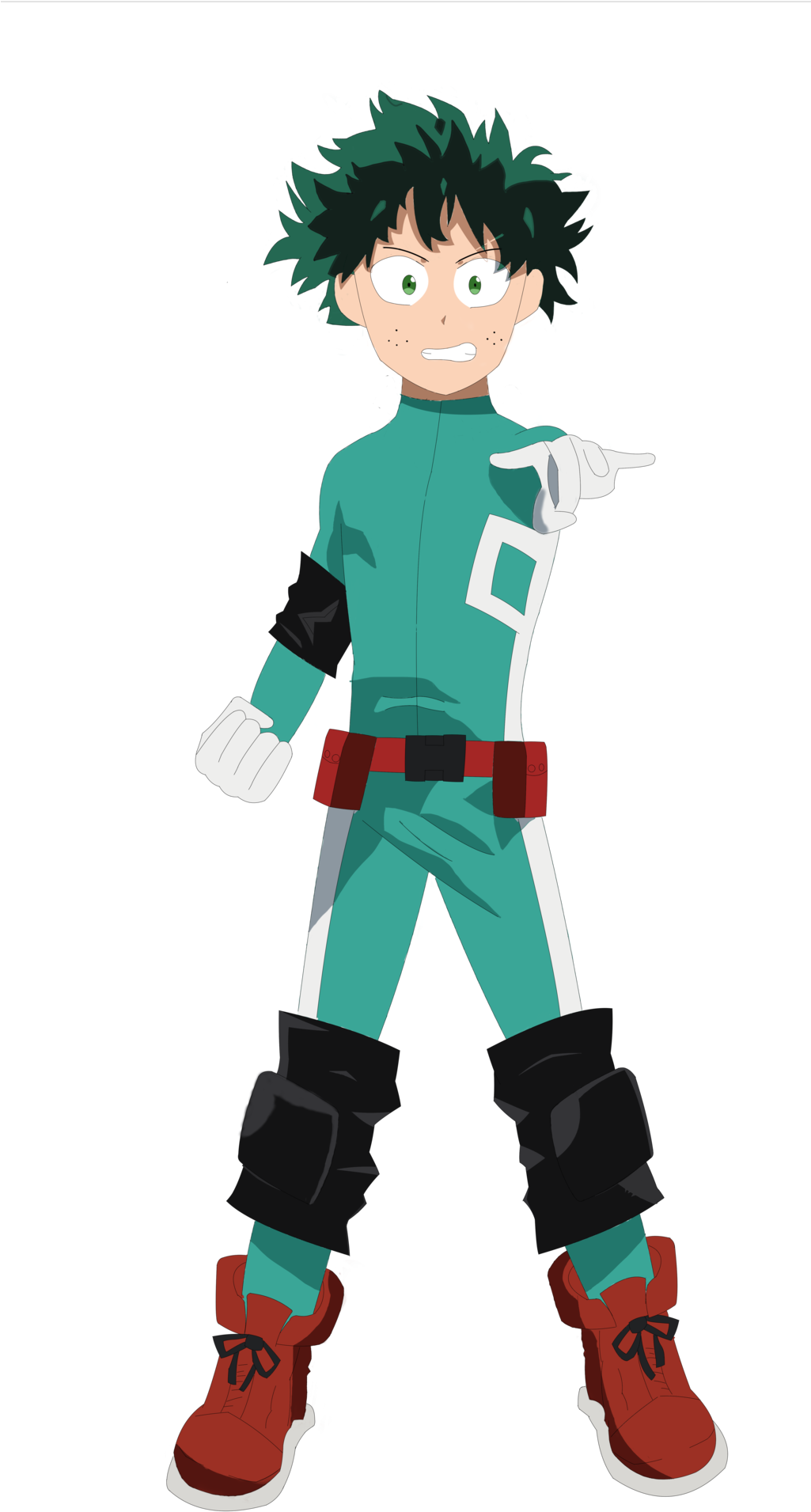 Midoriya Boku No Academia By Micahwolf On - Izuku Midoriya Transparent Gif (1024x2333), Png Download