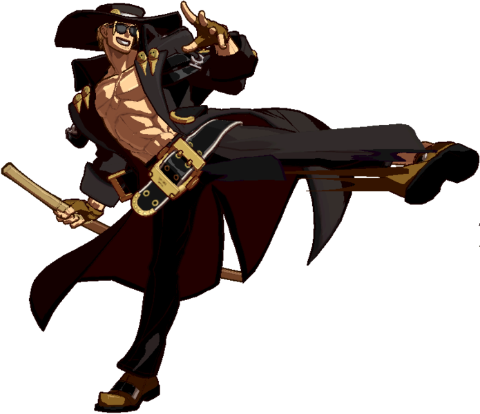 Ggxrd Johnny 5k - Portable Network Graphics (695x600), Png Download