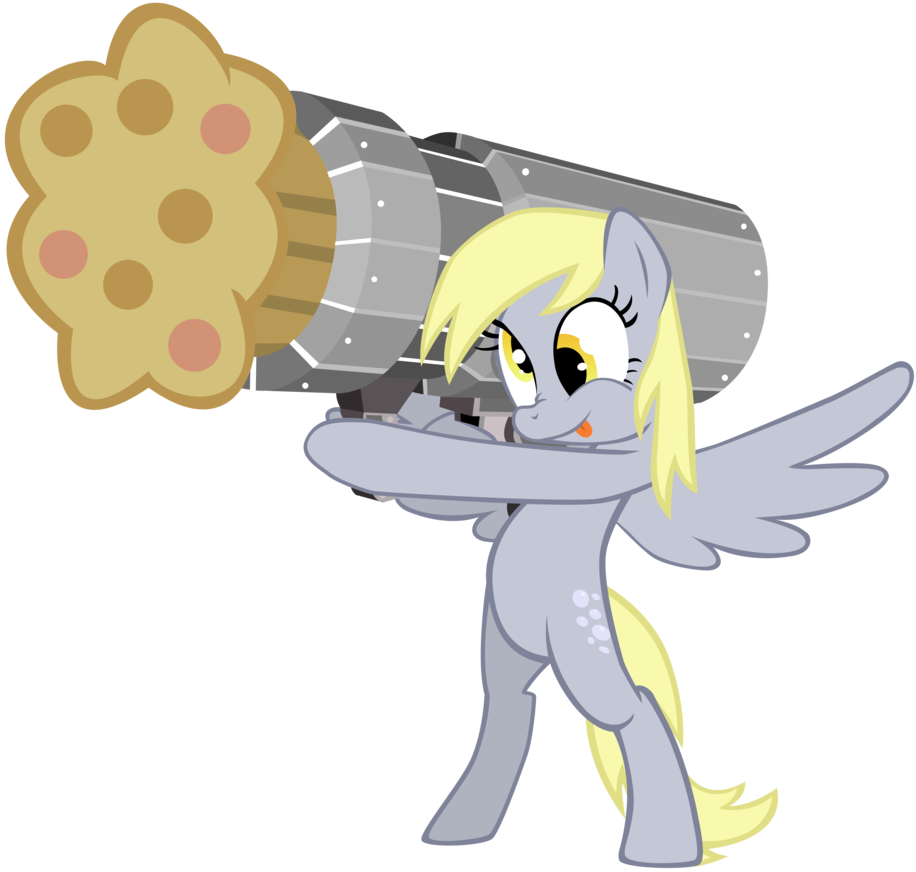 Derpy - Derpy Hooves With A Muffin (916x872), Png Download