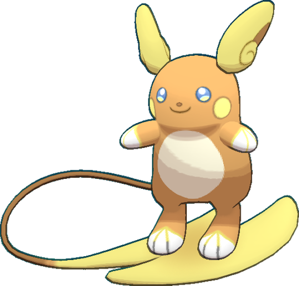 #26 Alola-raichu - Alola Raichu (600x574), Png Download
