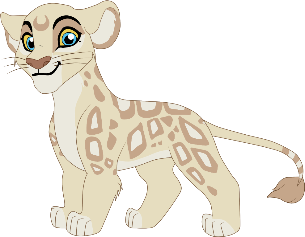 Kamaria - Lion Guard Female Leopard (1000x771), Png Download