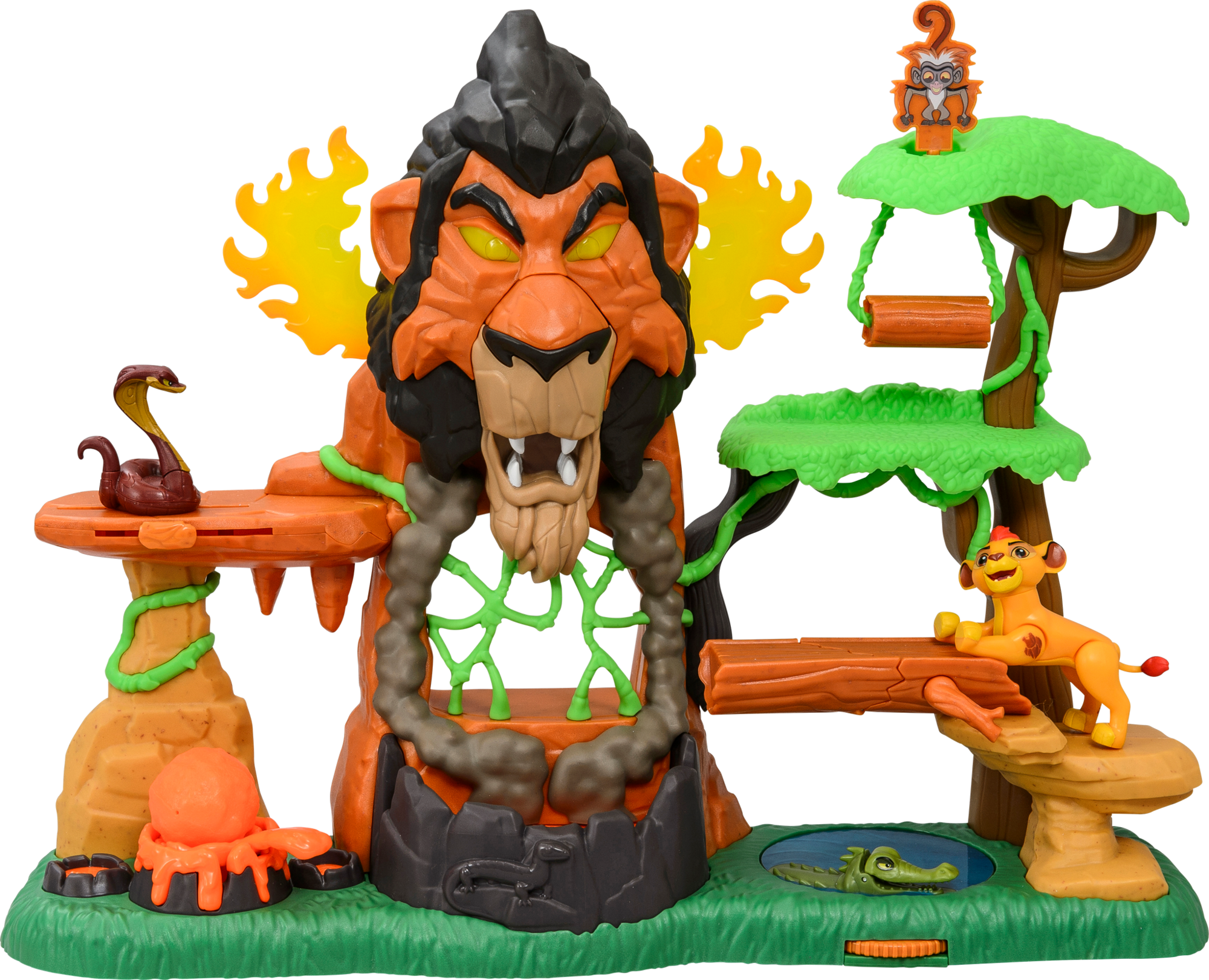 Lion Guard Outlands Playset, , Large - Lion Guard Rise Of Scar Playset (2000x1622), Png Download