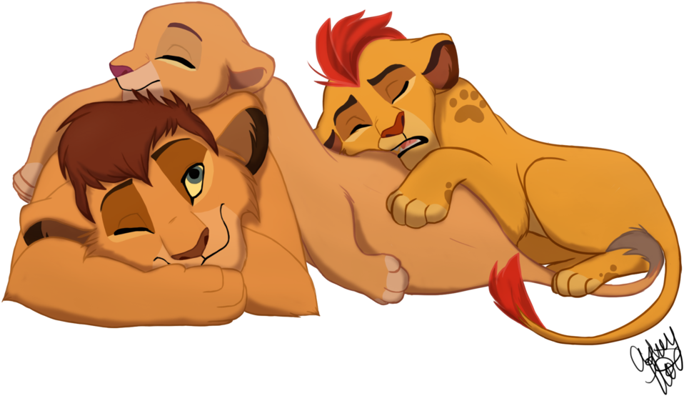 Sleepy Heads By Purespiritflower - Cartoon (1057x755), Png Download