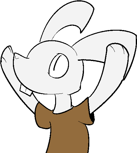 E621 2012 Anthro Big Eyes Buckteeth Clothed Clothing - Cartoon (700x700), Png Download