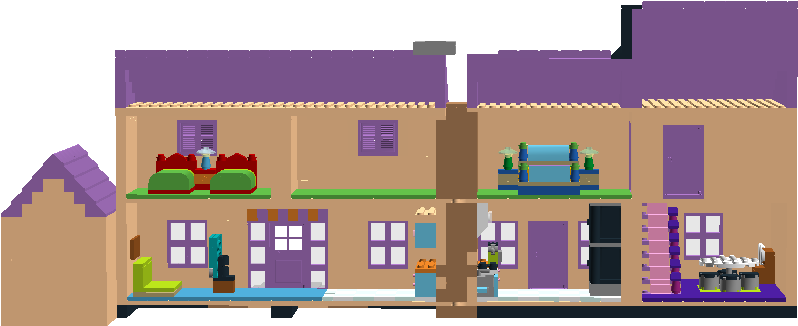 Ned Flanders' House - House (1126x600), Png Download