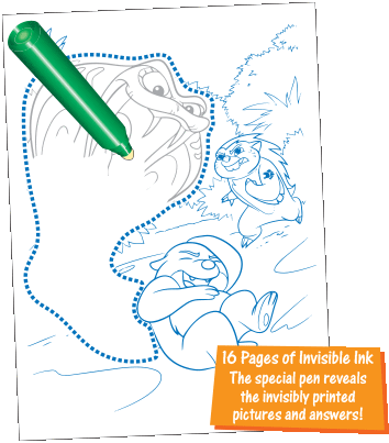 Disney Jr - Disney Invisible Ink & Magic Pen Painting, (354x403), Png Download