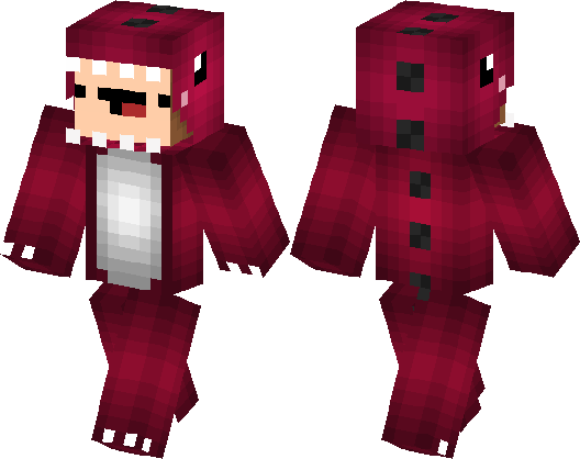 Herobrine Zombie Minecraft Skin (528x418), Png Download