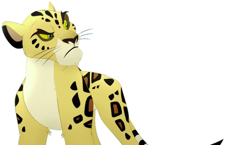 Makucha The Leopard From "the Lion Guard" Steve Blum, - Makucha Lion Guard (622x350), Png Download