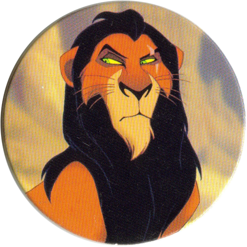 Panini Caps > Lion King 20-scar - Mechant Dans Le Roi Lion (500x500), Png Download