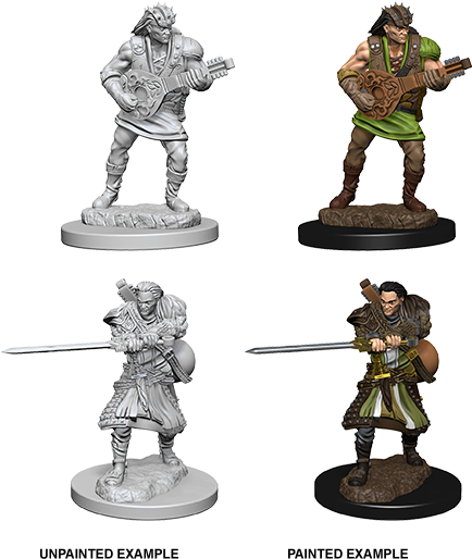 Nolzur's Marvelous Miniatures - Nolzur's Marvelous Miniatures Human Male Bard (450x551), Png Download