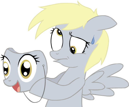 Macflash2, Derpygate, Derpy Hooves, Female, Mare, Mask, - Cartoon (720x480), Png Download