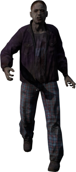 Zombie01 - Dayz Standalone Zombie Png (250x567), Png Download