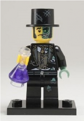 Lego Minifig Mr - Lego Minifigure Top Hat (400x400), Png Download