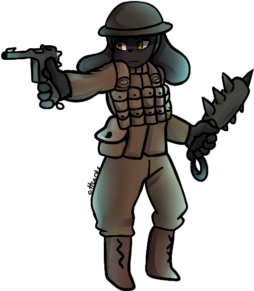 Bf1 Soldier Png Svg Royalty Free Stock - Bf1 Soldier Transparent (505x590), Png Download