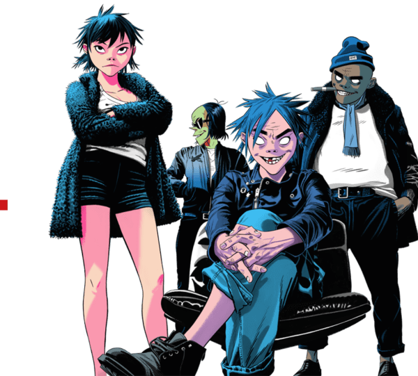 Gorillaz Demon Dayz - Gorillaz X Boiler Room Tokyo (600x541), Png Download