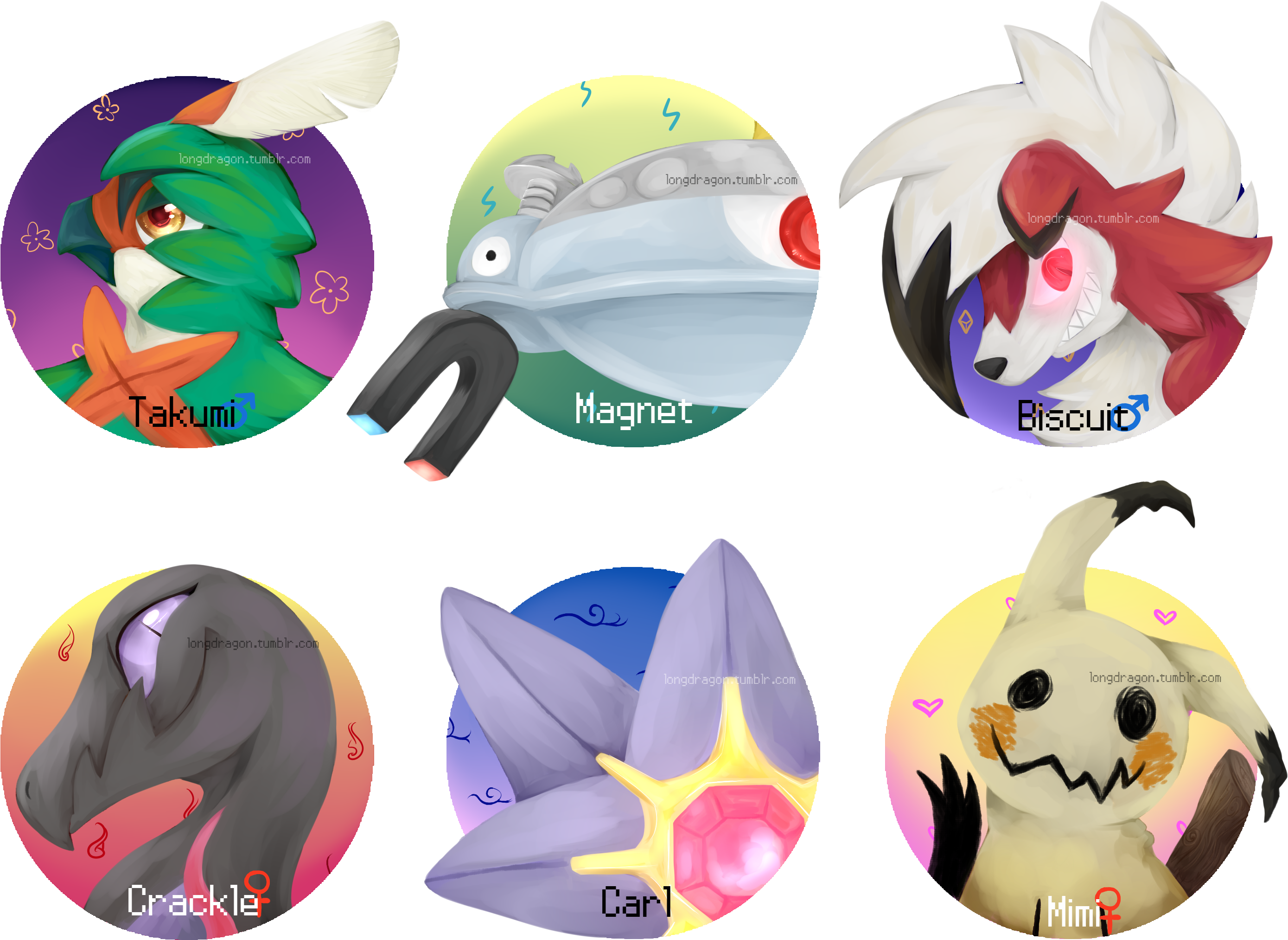 My Final Team For Pokemon Moon - Pokémon (2910x2130), Png Download