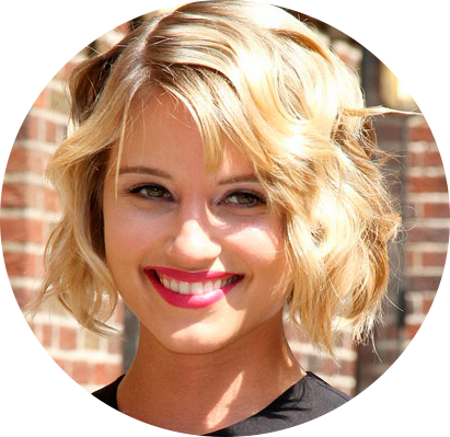 Estilo Dianna Agron - مدل مو کوتاه (411x399), Png Download