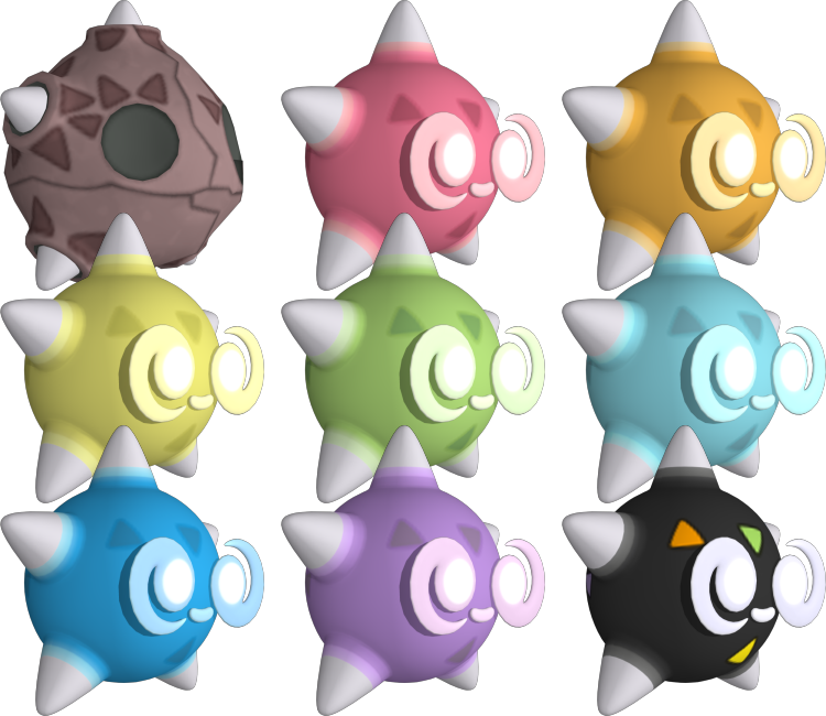 Download Zip Archive - Pokemon Sun And Moon Minior (750x650), Png Download