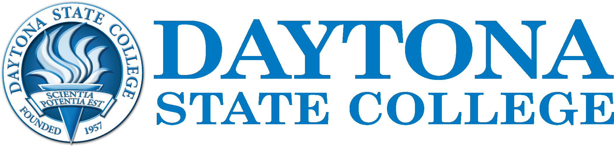 Daytona State College Logo (2192x556), Png Download