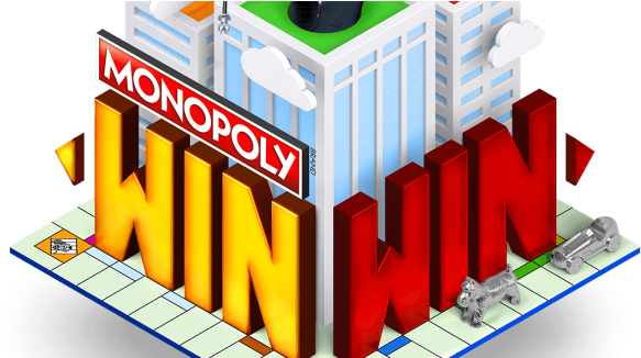 Mcdonal's Monopoly Logo - Mcdonalds Monopoly 2017 Rare (605x325), Png Download