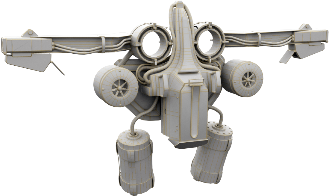 Jetpack Rigging - Military Robot (1280x720), Png Download