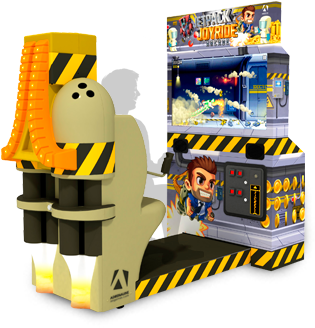 Jetpack Joyride Arcade - Jetpack Joyride Figures (349x390), Png Download