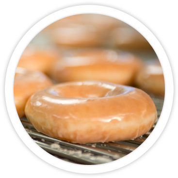 Our Pride & Joy - Krispy Kreme (376x374), Png Download