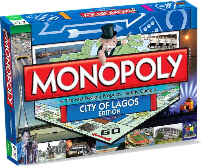 Monopoly Lagos - Queen Monopoly Board Game (706x580), Png Download
