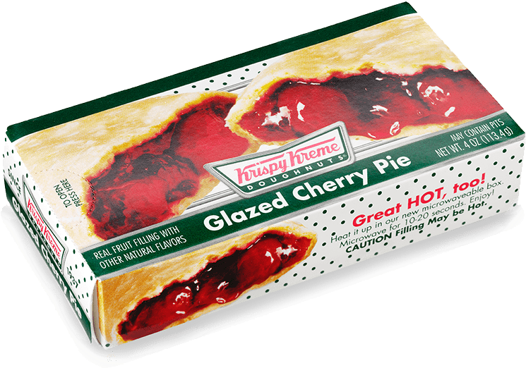Krispy Kreme Glazed Cherry Pies - Food (900x900), Png Download