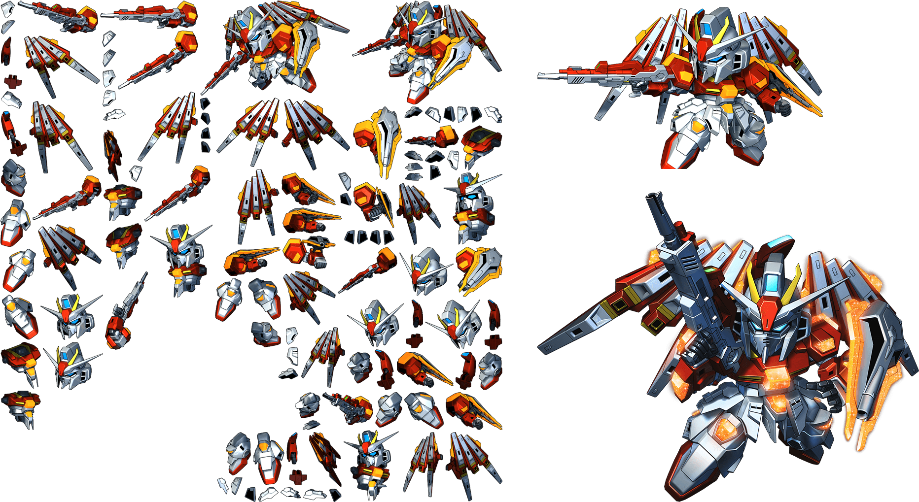 Click For Full Sized Image Hot Scramble Gundam - Hot Scramble Gundam Png (1947x1081), Png Download