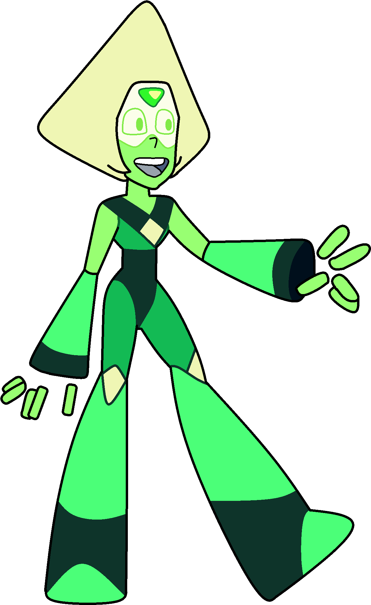 Peridot Png - Imagens De Peridot Steven Universe (1440x2172), Png Download