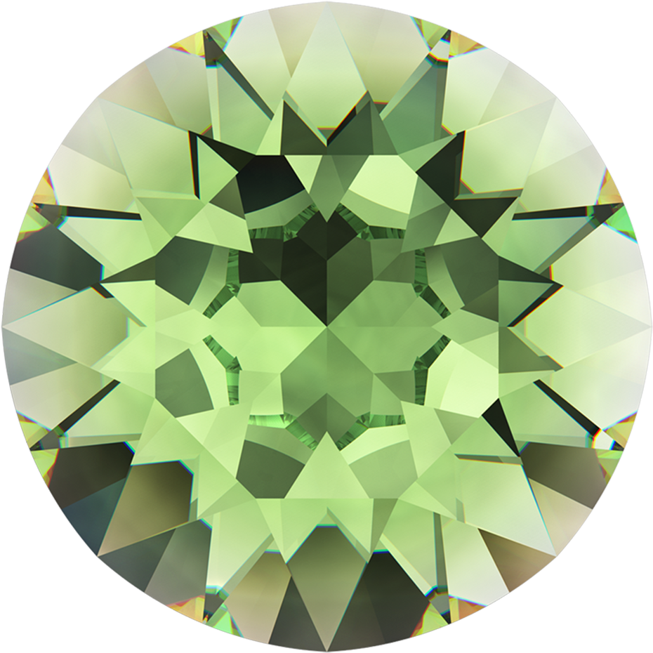 Swarovski 1088 Xirius Pointed Back Chaton Ss29 Peridot - Green Swarovski Crystal (970x970), Png Download