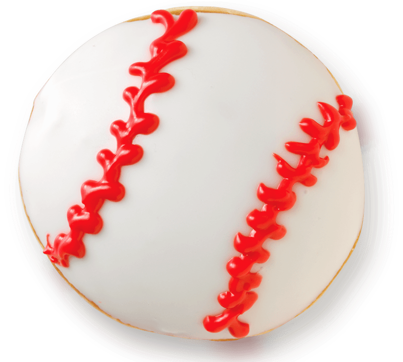 Krispy Kreme Will Make You Baseball Doughnuts - Baseball Doughnuts (900x720), Png Download