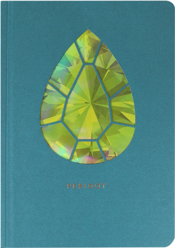 Portico Birthstone Collection A6 Notebook (600x600), Png Download