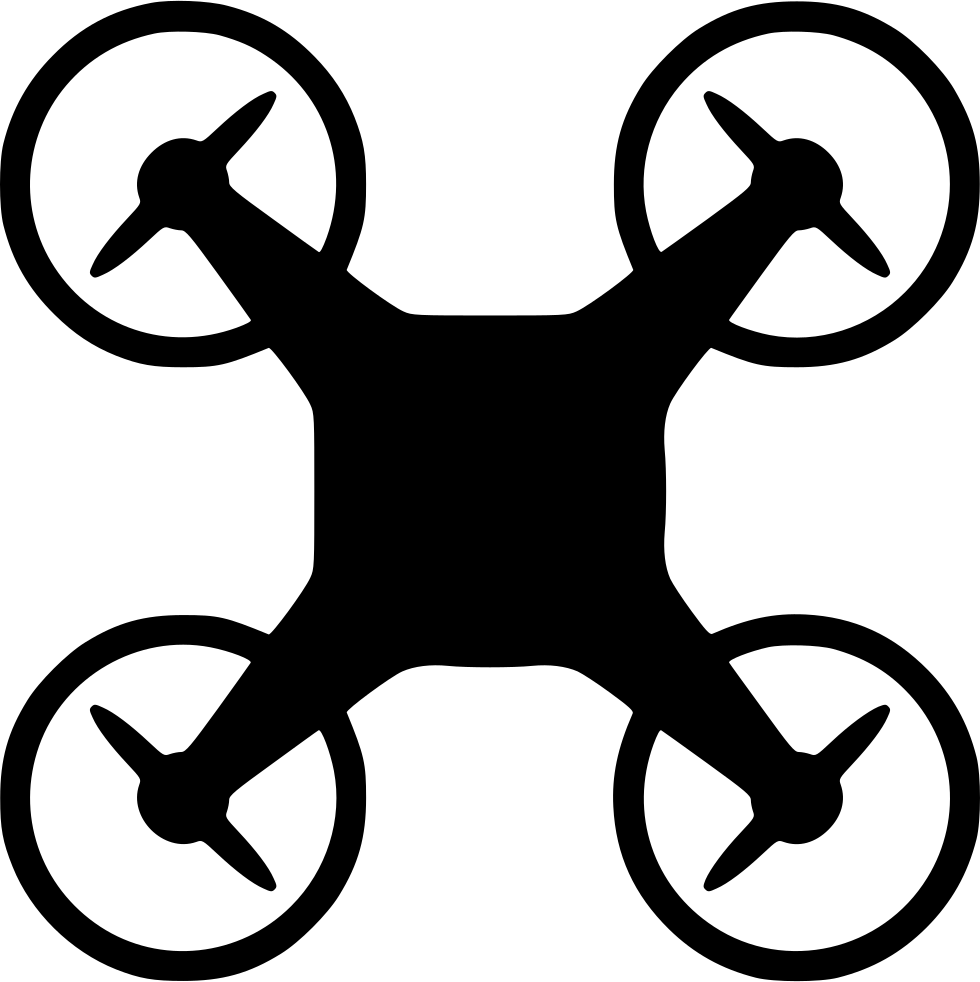 Png File Svg - Drone Top View Icon (980x982), Png Download