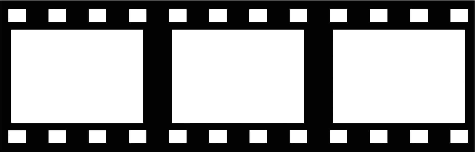 Film Strip Clipart (1920x616), Png Download