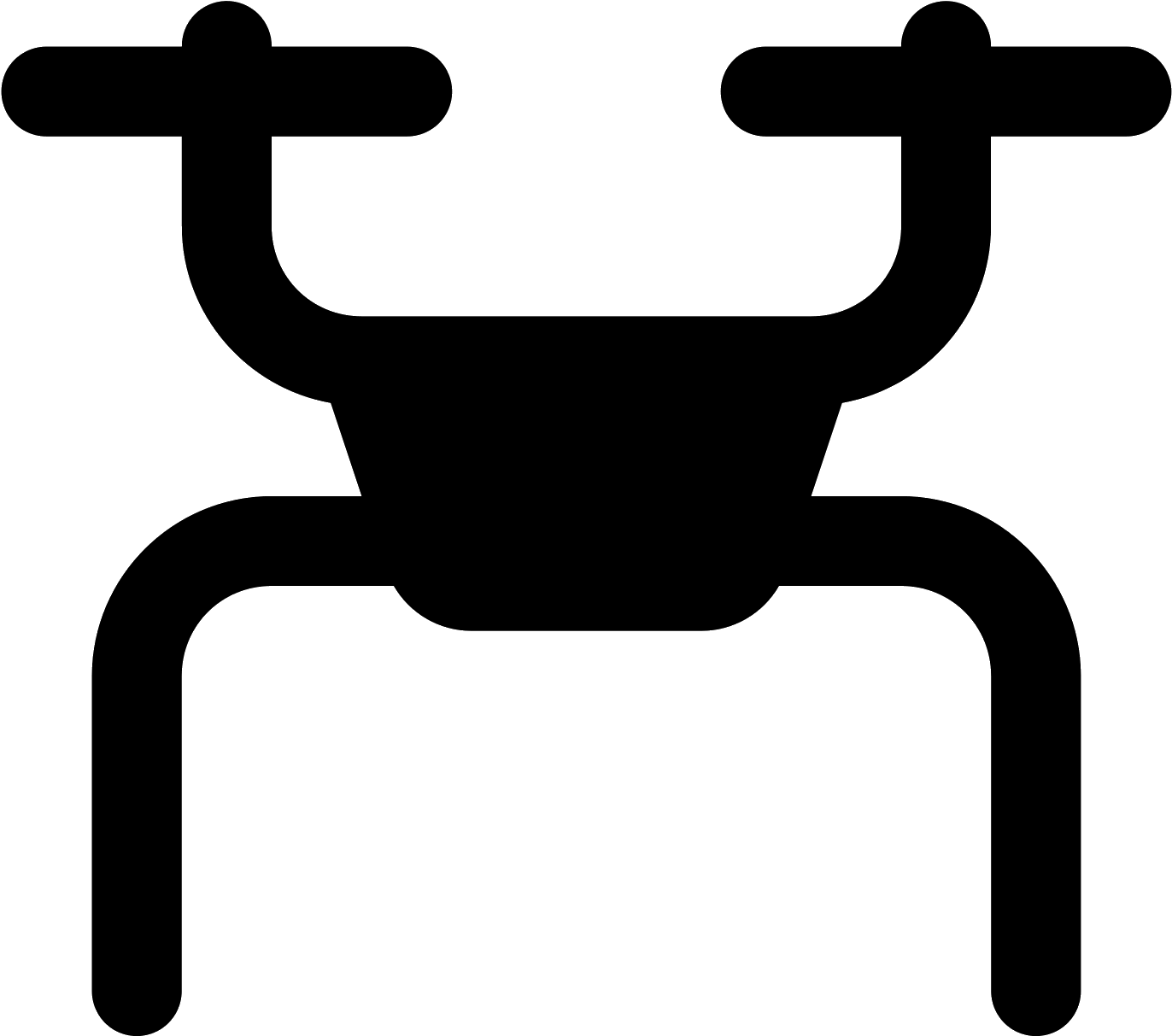 This Is A Picture Of The Top Of A Drone - Icon (1600x1600), Png Download