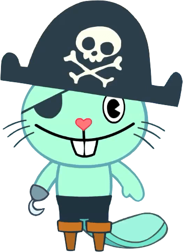 Happy Tree Friends Russell (376x518), Png Download
