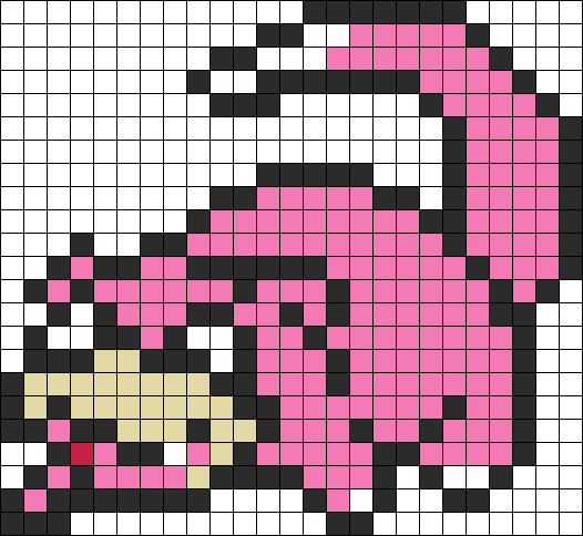 Alright People, Anyone Want To Help Me Draw This - Slowpoke Perler (526x484), Png Download
