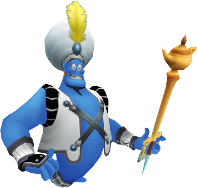 Genie Khii - Kingdom Hearts 2 Genie (685x645), Png Download