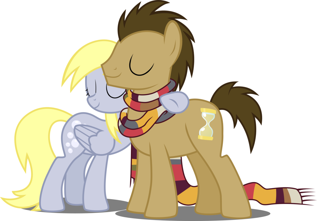 Derpy And Doctor By Drakizora On Deviantart Free Stock - Doctor Whooves (1070x747), Png Download