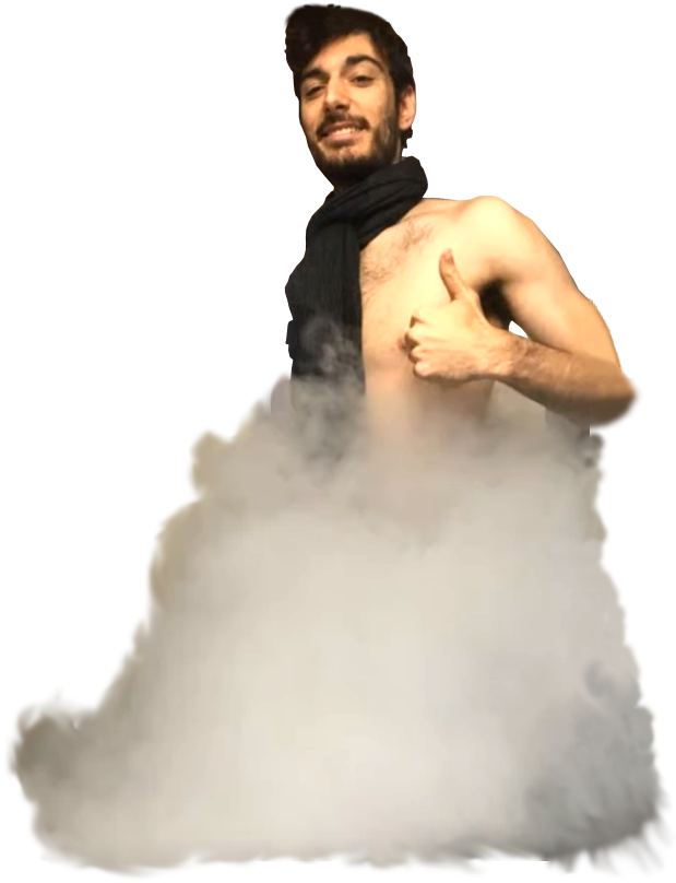 Gay Genie Png - Sitting (675x867), Png Download