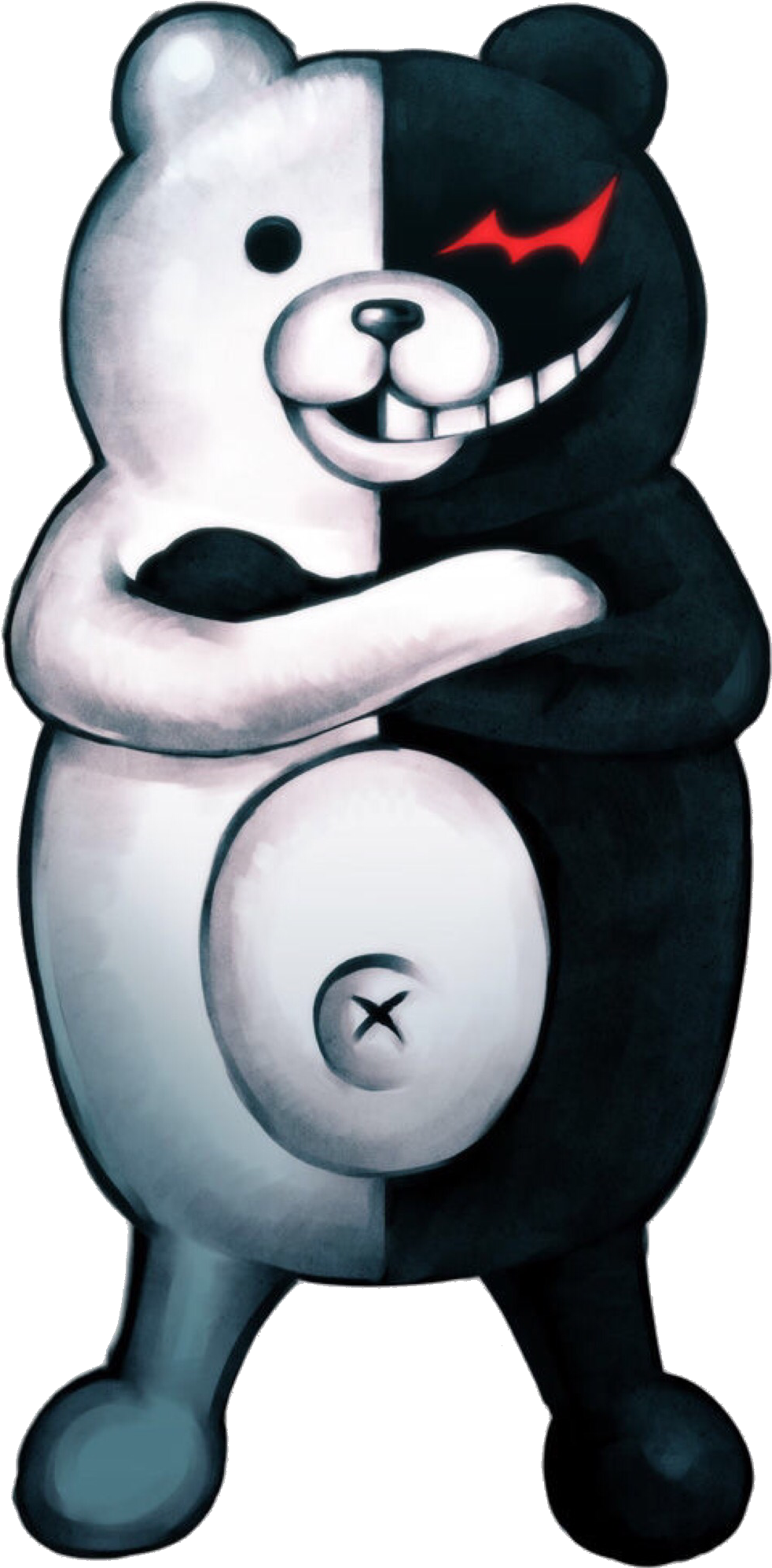 Monokuma - Character Sleeve Collection - Dangan Ronpa [monokuma] (1060x2048), Png Download