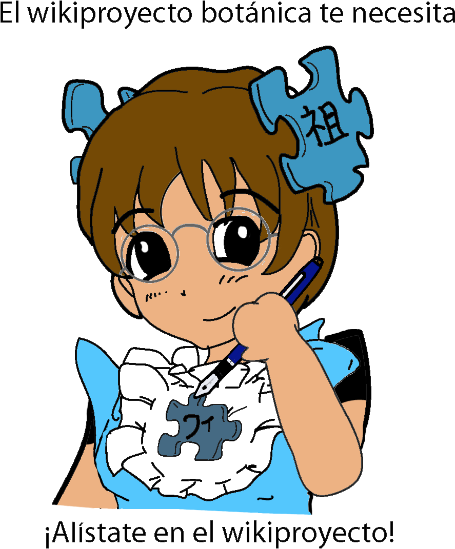 Chibi Wikipetan Wikiproyecto Pintada Con Pluma - Cartoon (895x1079), Png Download