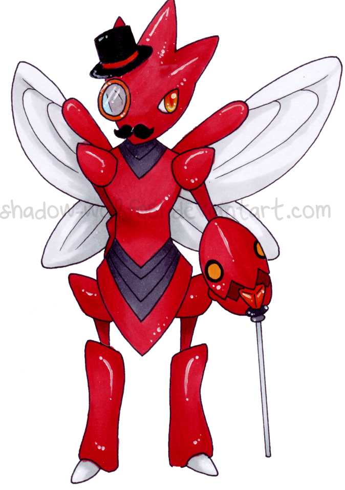 Scizor Class - Cartoon (674x957), Png Download