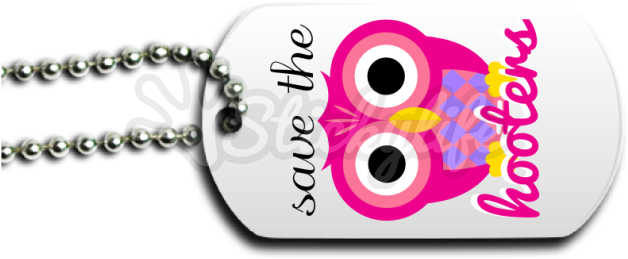 Save The Hooters Dog Tag - Usb Flash Drive (940x587), Png Download