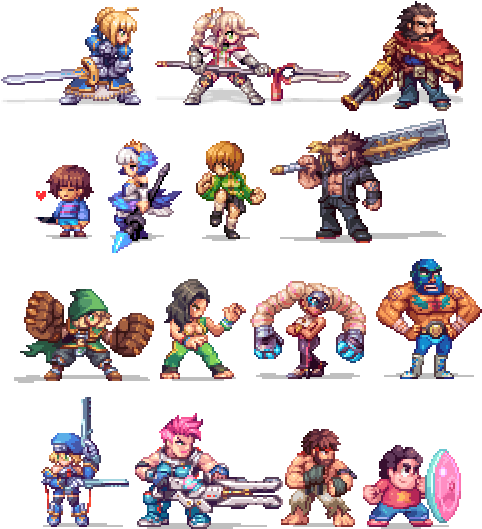 All New Sets Of Card Gallery Sprites After 6 Years - Pixel Art (500x568), Png Download